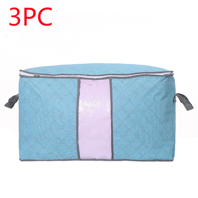 Storage Bag  Quilt Storage Bag Moving Packing Bag Clothes Sorting Bag  Clothing Duffel Bag