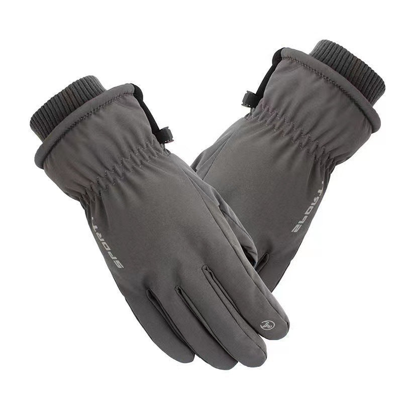 Couple Winter Fleece Thickened Warm And Windproof Gloves - globaltradeleader