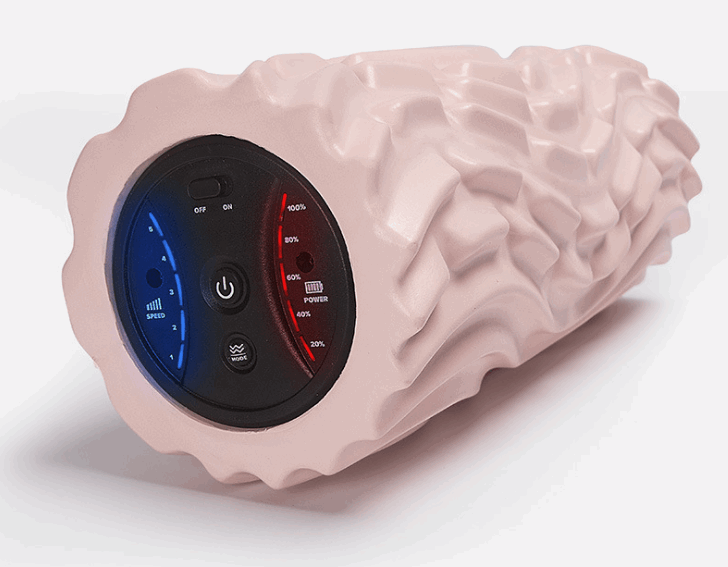 USB Electric Massage Yoga Massager Muscle Soreness Pain Relax Stovepipe Vibration Acupressure Massage Column Foam Roller Block