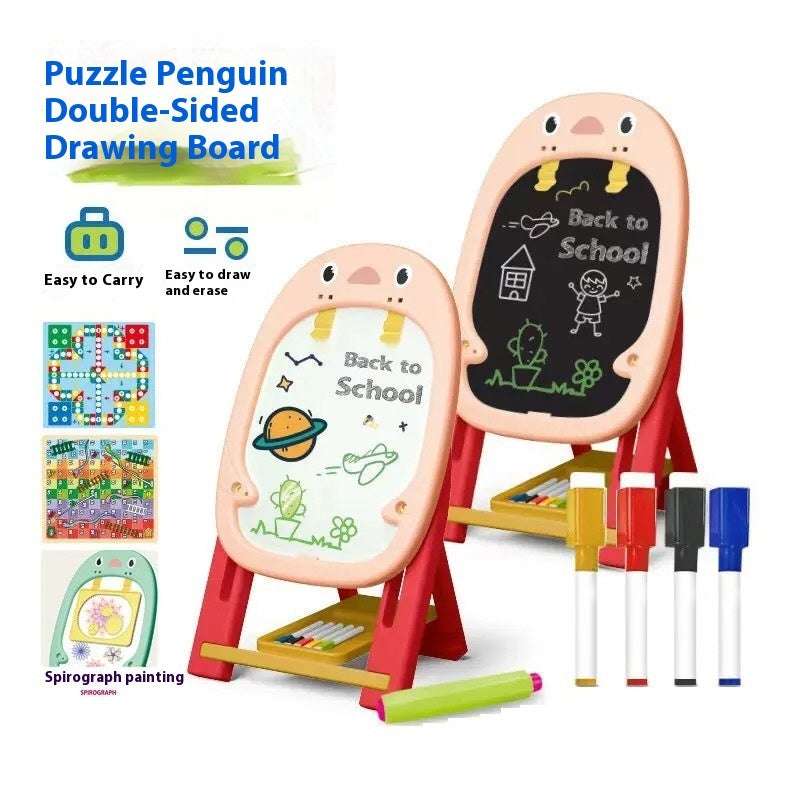 Children's Drawing Double-sided Erasable Magnetic Graffiti Board - globaltradeleader