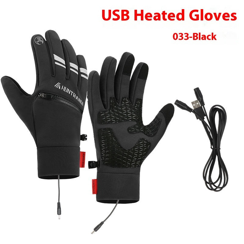USB Electric Heating Heating Gloves Winter Outdoors Sports Skiing Warm Waterproof Non-slip - globaltradeleader