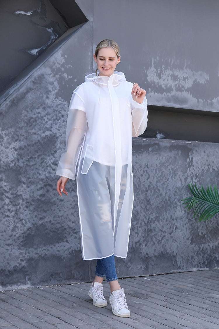 Outdoor Travel Men's And Women's Long Cycling Raincoat