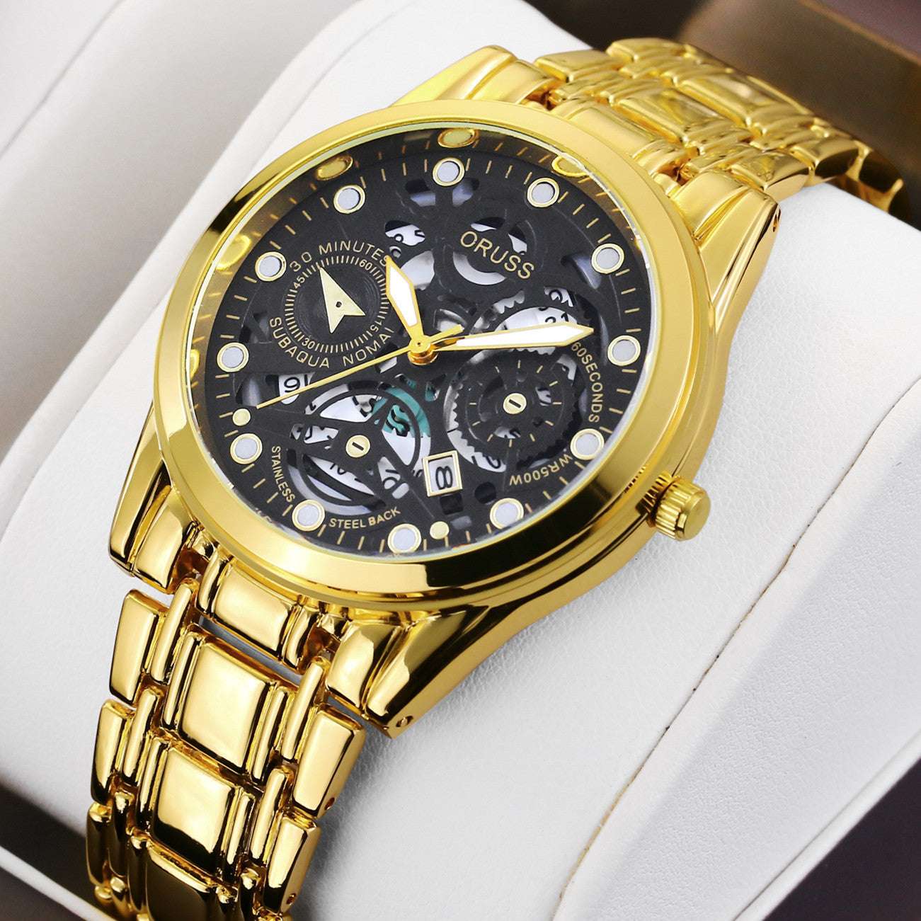 Quartz Watch Automatic Movement Hollow - globaltradeleader