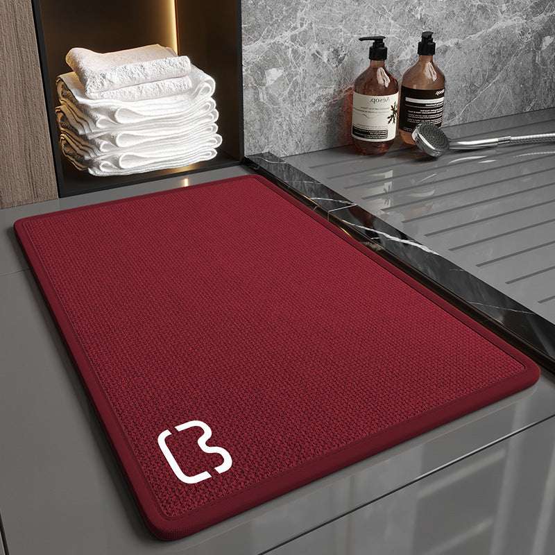 Home Fashion Linen Bathroom Mats Non-slip - globaltradeleader