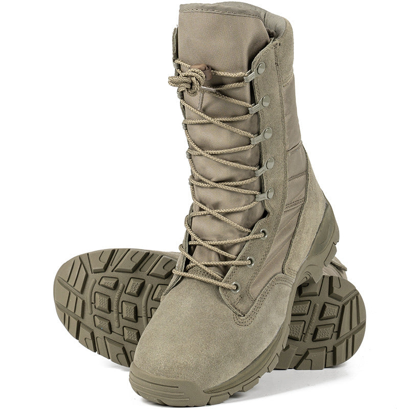 High-top Combat Boots Green Desert Boots Light Combat - globaltradeleader