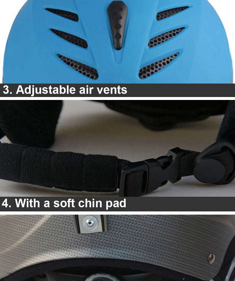 Men's And Women's Warm And Anti-collision Snow Helmets
