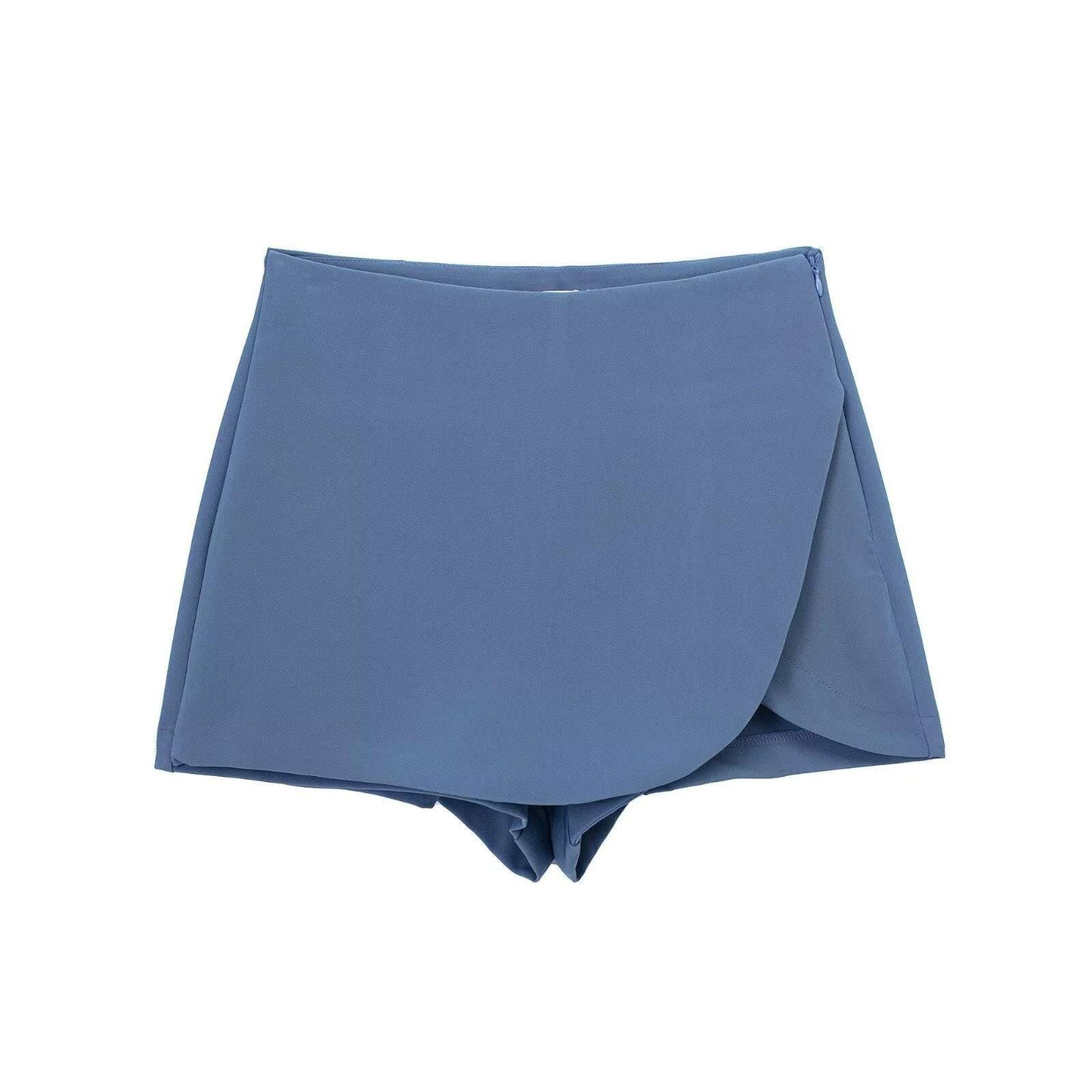 Women's High Waist Asymmetric Short Pantskirt - globaltradeleader