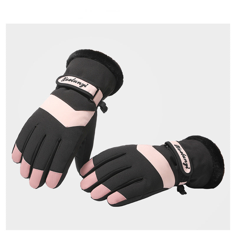 Women's Winter Outdoor Warm Cycling Thick Ski Gloves - globaltradeleader