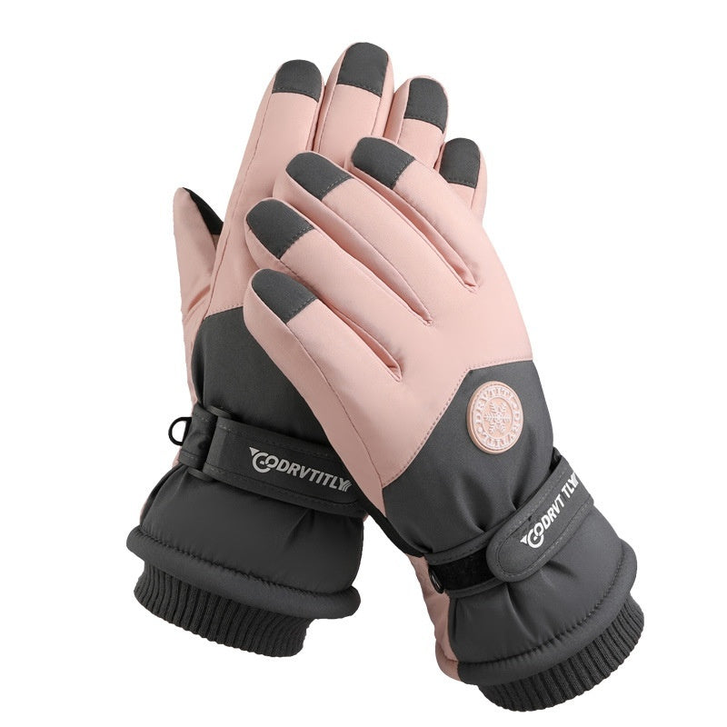 Skiing Gloves Winter Touch Screen Motorcycle Fleece-lined Warm - globaltradeleader