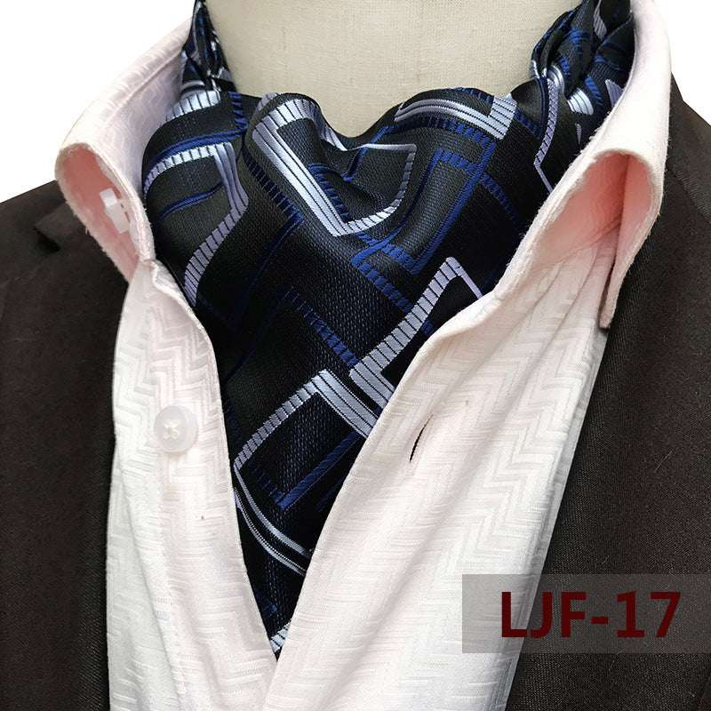 Men's Scarf Jacquard Polyester British - globaltradeleader