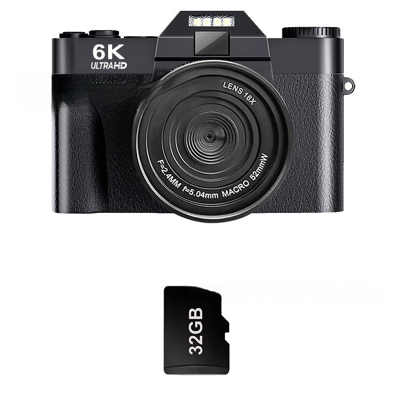 6K HD Digital Camera Mirrorless Camera Retro - globaltradeleader