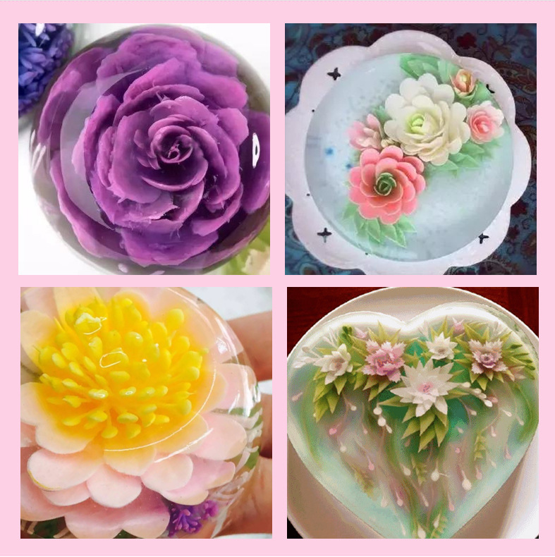 3D Jelly Flower Mold Pudding Cake Decorating Tool