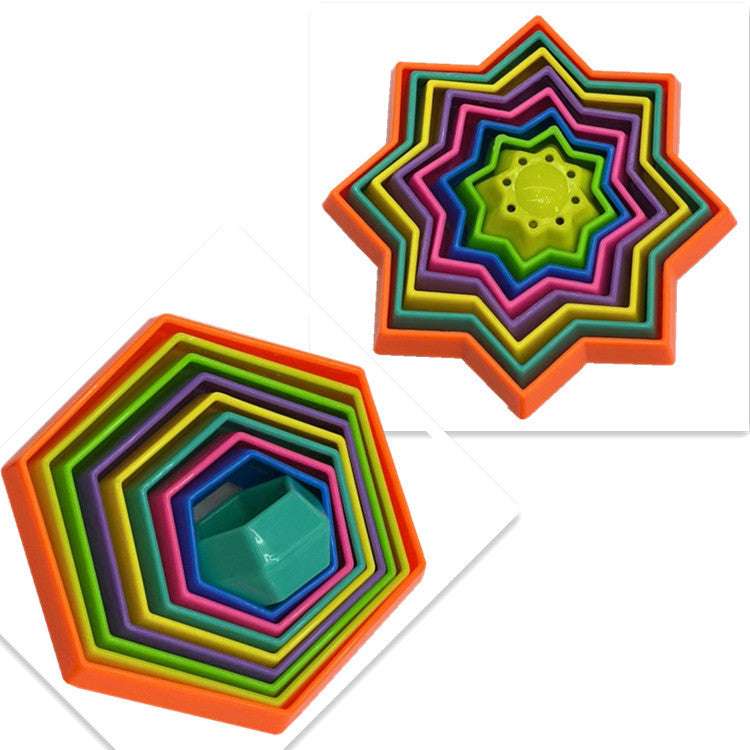 3D Magic Star Die Die Le Plastic Decompression Toys