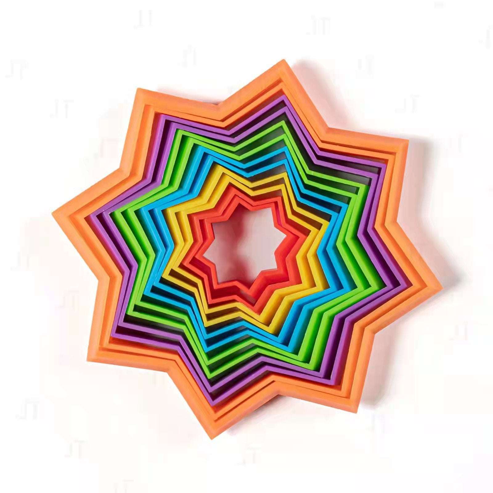3D Magic Star Die Die Le Plastic Decompression Toys