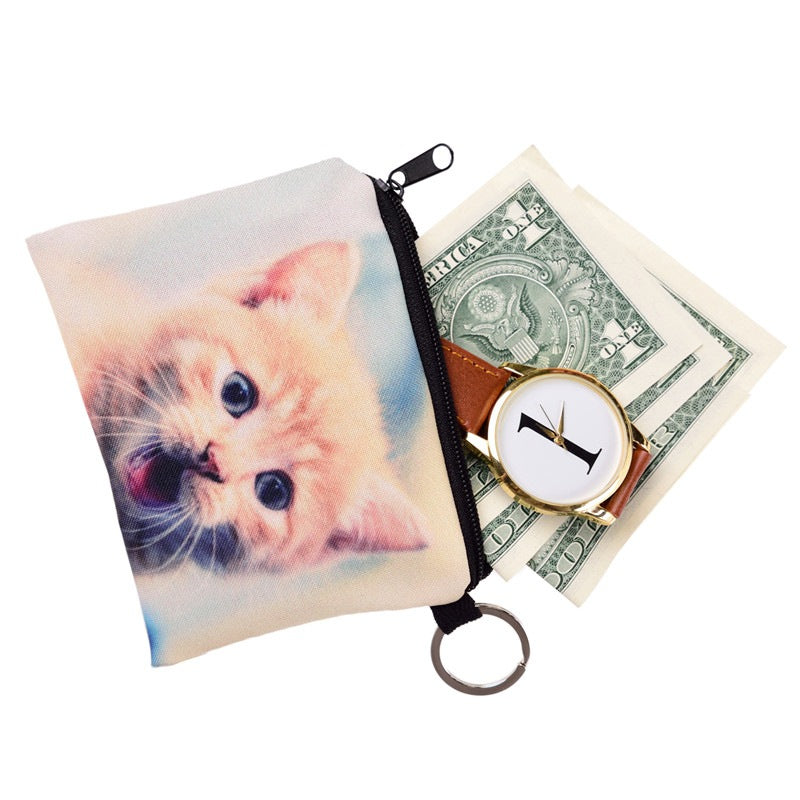 3D Printing Hand Cat Coin Purse Multifunctional Key Holder Card Holder Coin Holder