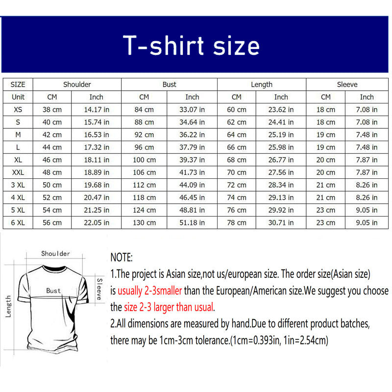 3D Short-sleeved T-shirt Breathable And Loose Men's Top