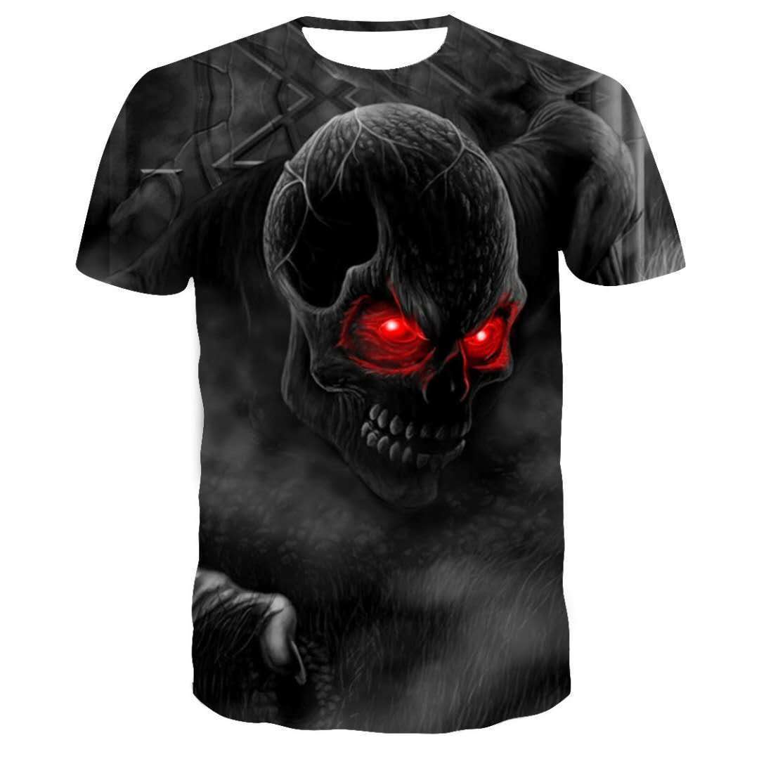 3D Short-sleeved T-shirt Breathable And Loose Men's Top