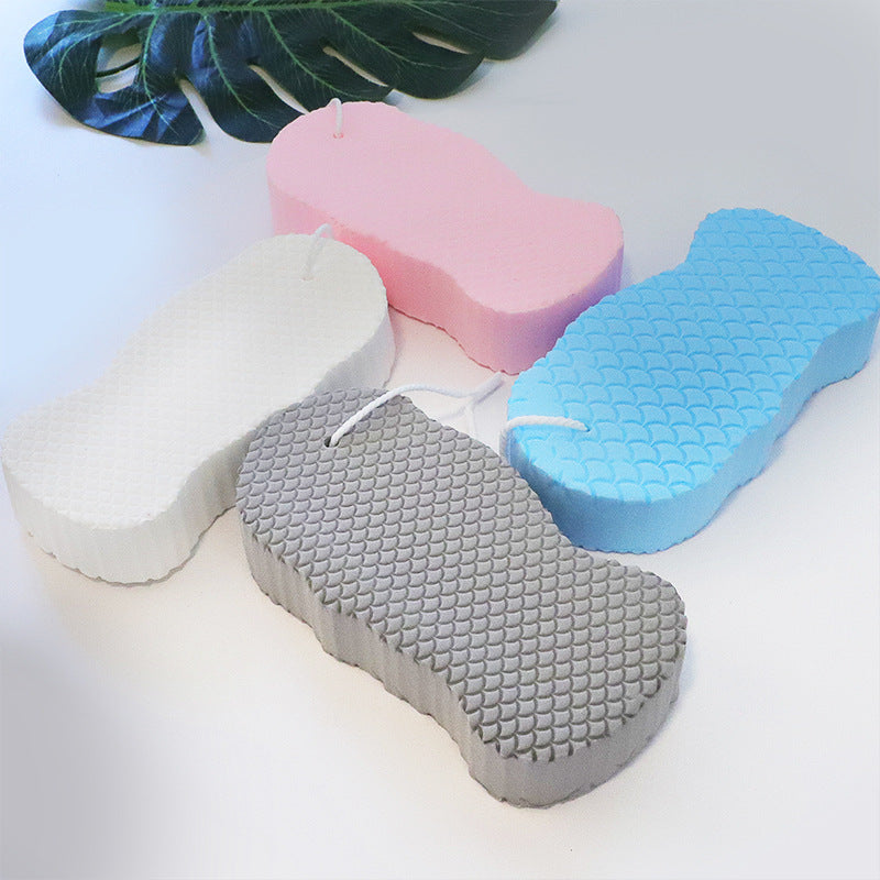 3D Soft Sponge Body Scrubber Bath Exfoliating Scrub Sponge Shower Brush Body Skin Cleaner Dead Skin Remover