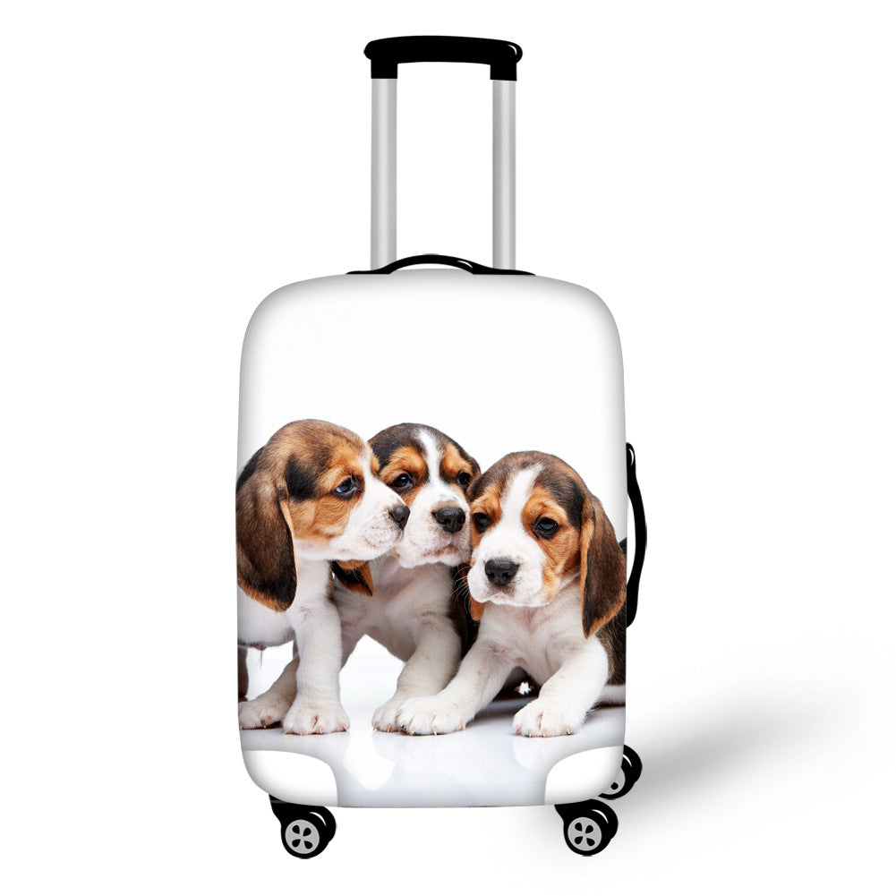 3D animal suitcase cover