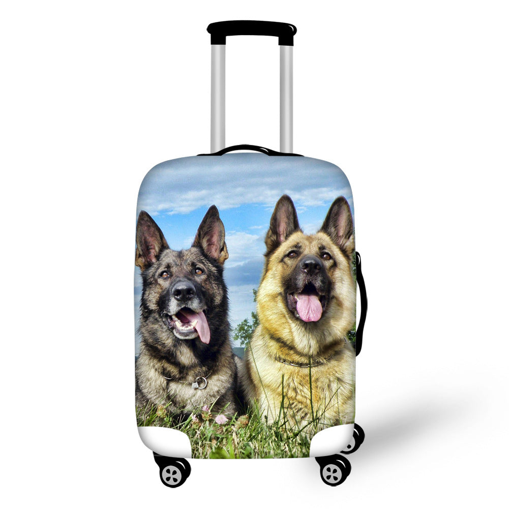 3D animal suitcase cover