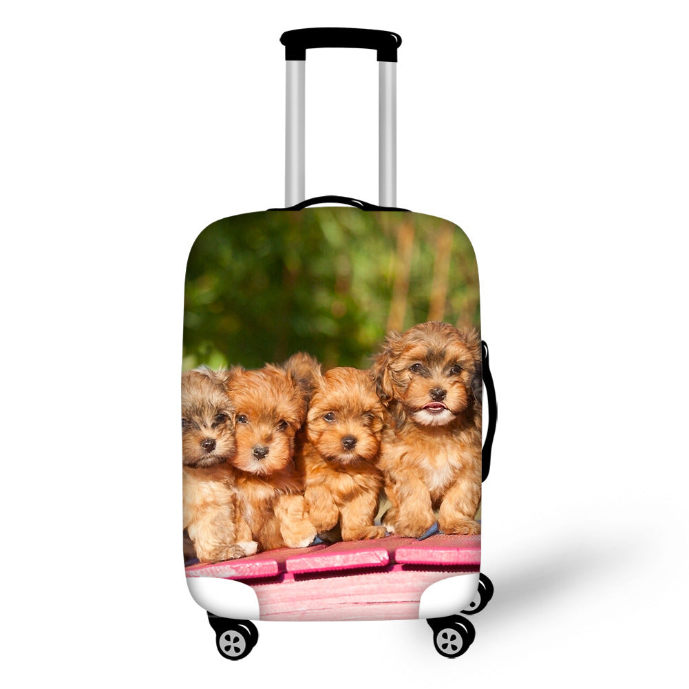 3D animal suitcase cover