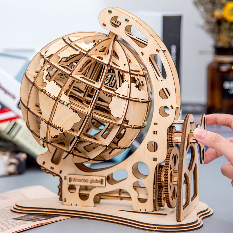 3D assembled globe