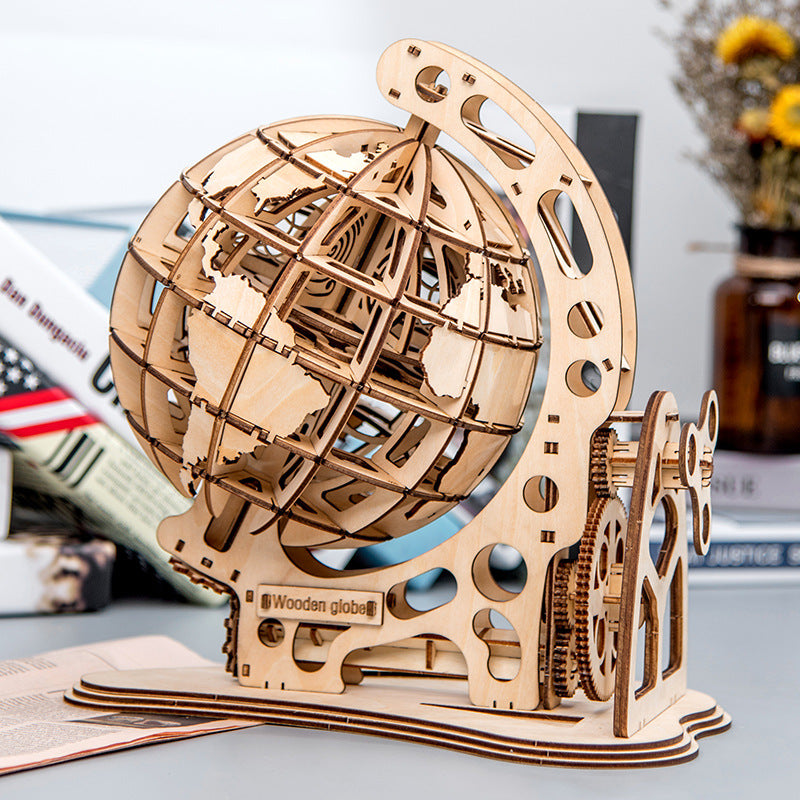 3D assembled globe