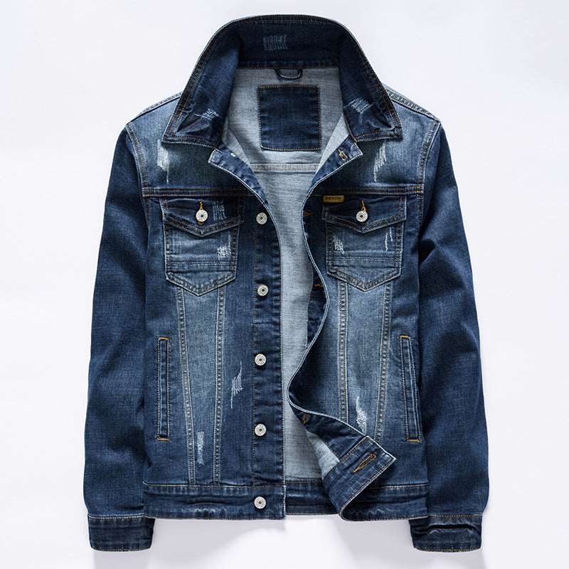 Men's Casual Versatile Denim Jacket Top