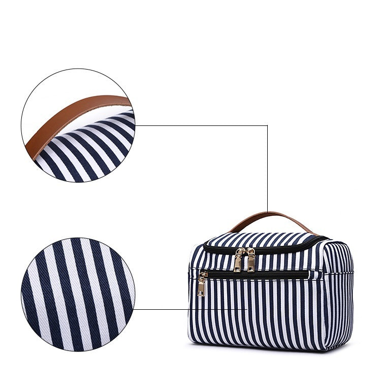 Fashion New Women's Striped Storage Bag Multifunctional - globaltradeleader