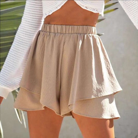 Shorts Women's Clothing High Waist Fashion Three Points - globaltradeleader