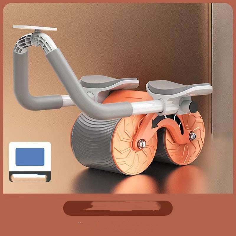 Abdominal Wheel Automatic Rebound AB Roller Abdominal Wheel Elbow Support Men And Women Belly Slimming Belly Fitness Equipment - globaltradeleader