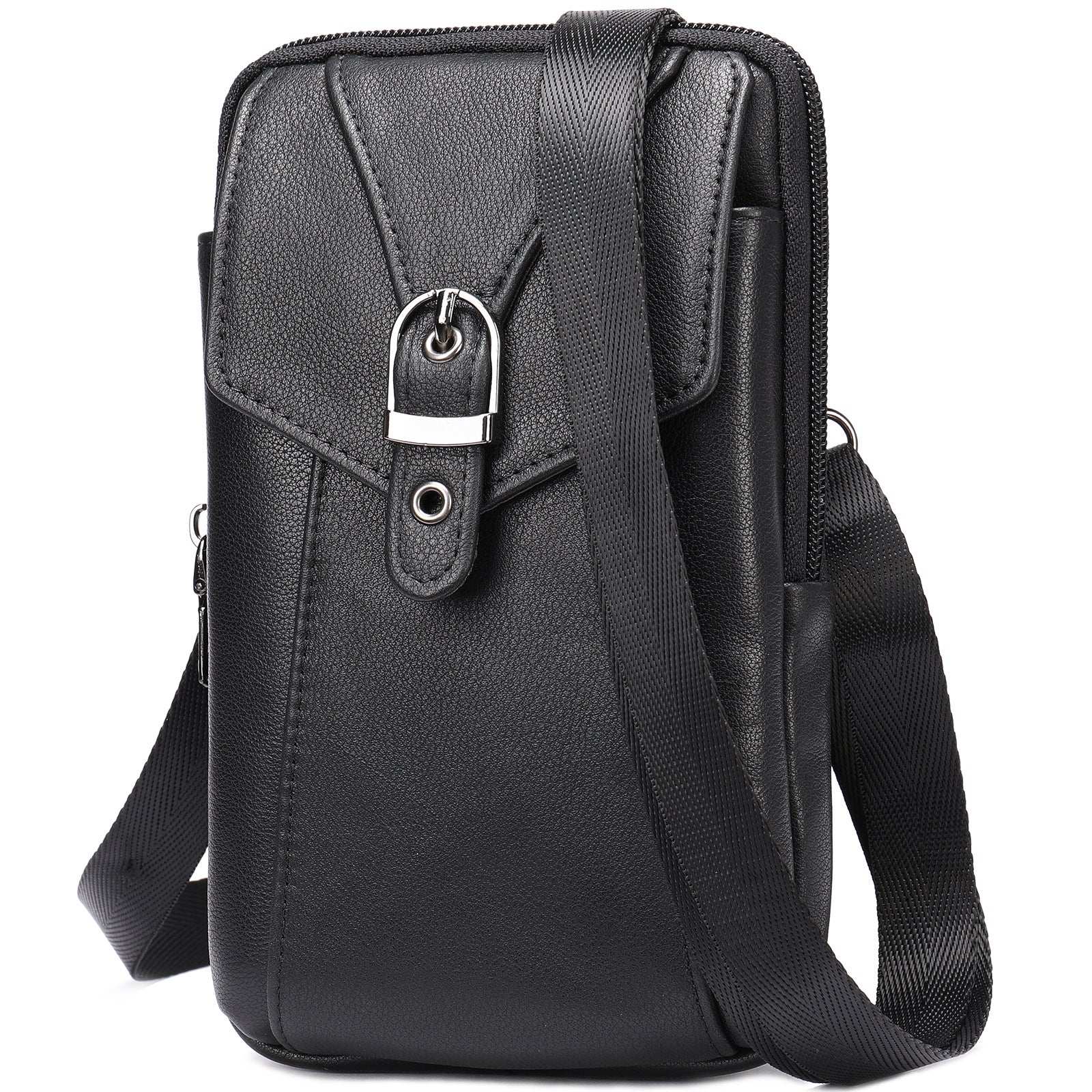 Men's Leather Casual One-shoulder Messenger Bag
