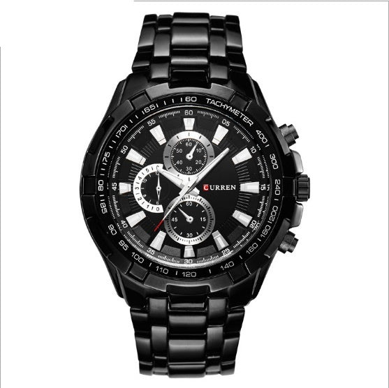 Men's Watch Business Steel Belt Quartz Watch - globaltradeleader