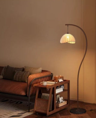 Internet-famous And Vintage S-shaped Crescent Floor Lamp Silent Wind - globaltradeleader