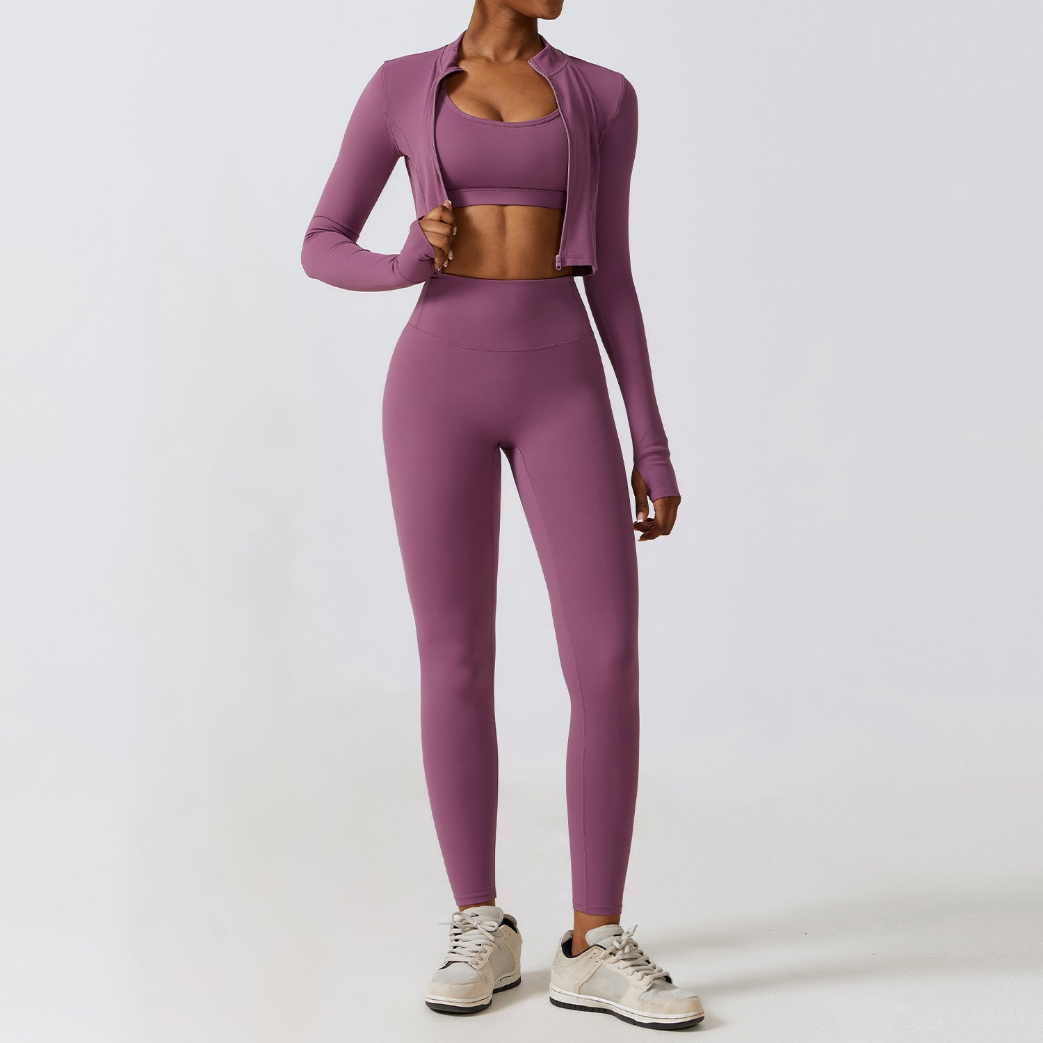 Skinny Yoga Clothes Nude Feel Quick-drying Sports Suit - globaltradeleader
