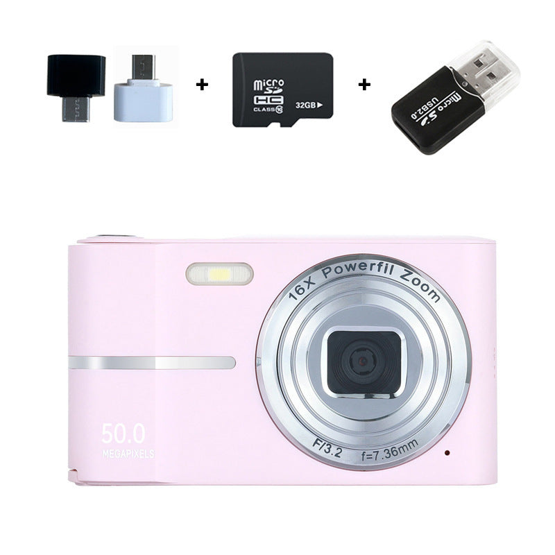 HD 4K Pixel Digital Camera Student Mini Shooting Camera - globaltradeleader