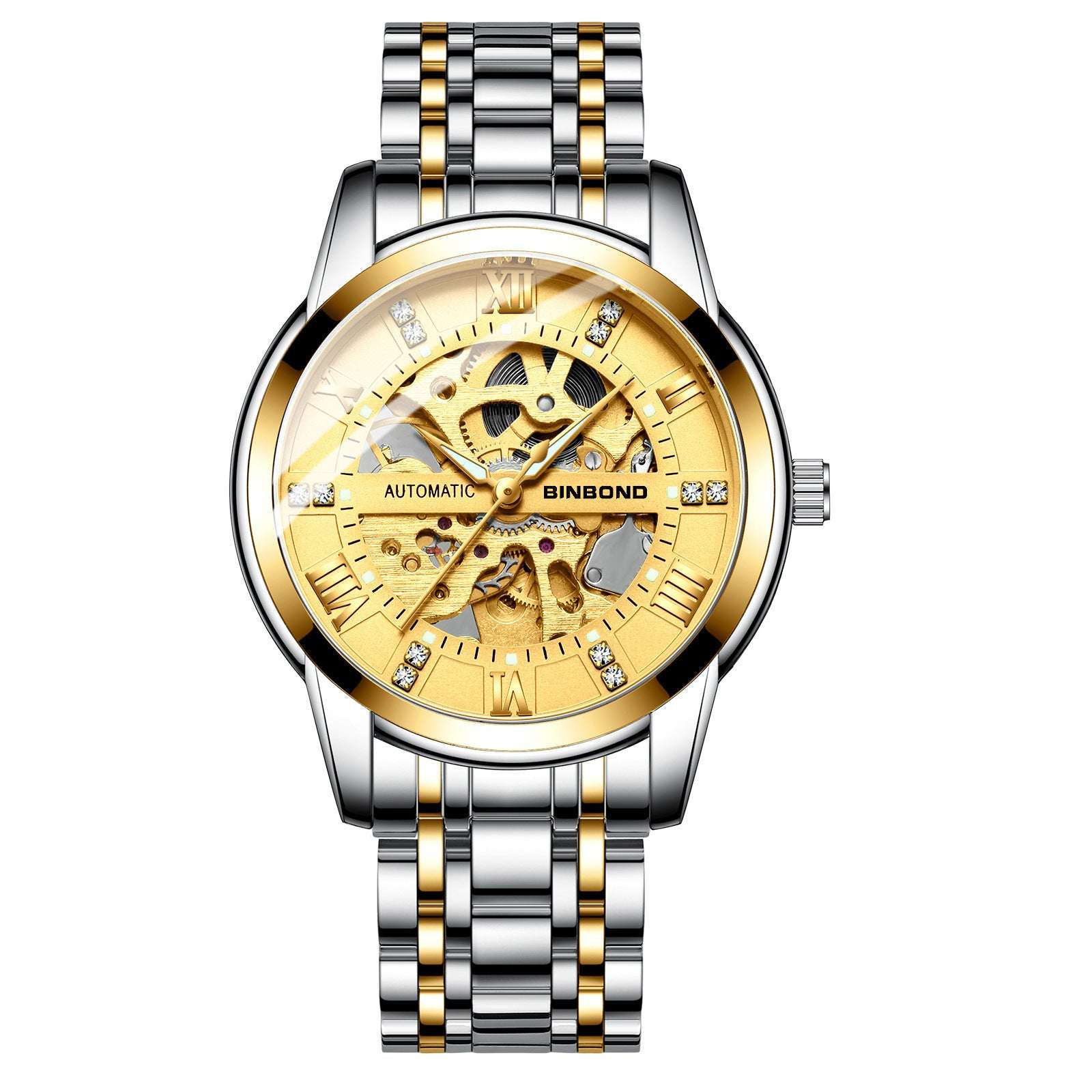 Men's Automatic Mechanical Watch Luminous Simple Fashion Trend - globaltradeleader