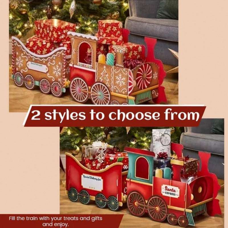 Home Children's Santa Claus Gift Train Decoration