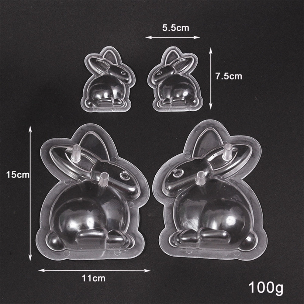 3d Plastic Easter Bunny Chocolate Rabbit Cake Molds