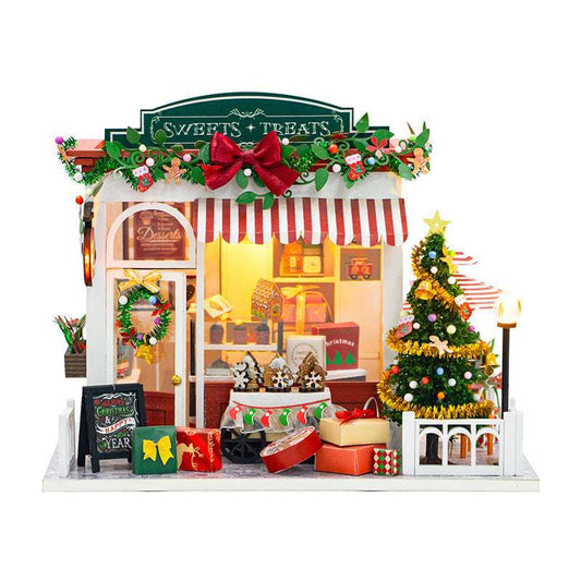 The Christmas Cottage Hand-assembled Villa Model