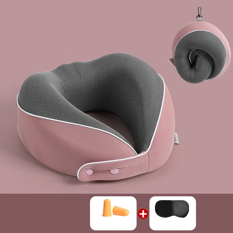 Memory Cotton Travel Nap Pillow