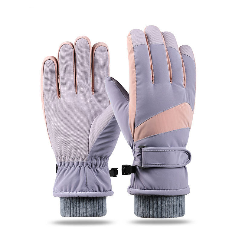 Couple Winter Fleece Thickened Warm And Windproof Gloves - globaltradeleader