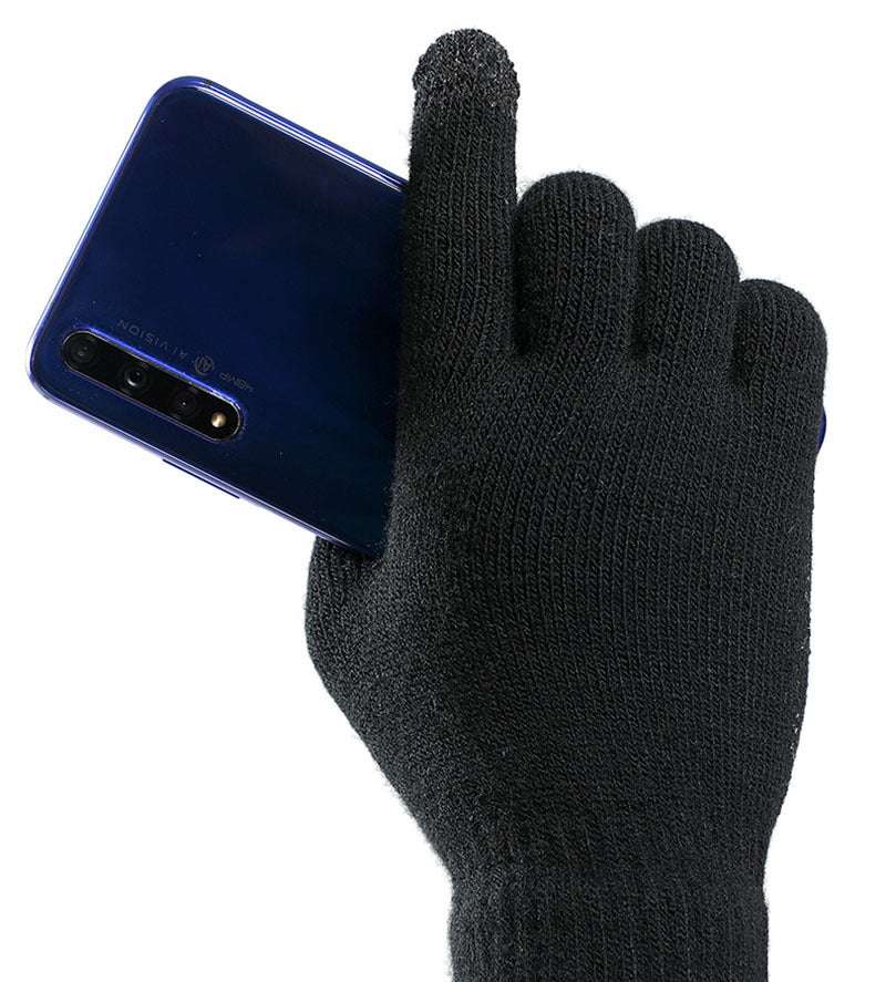 Winter Knitted Gloves For Men And Women Warm Cycling Anti-Cold Anti-Slip Triangular Offset Warm Gloves - globaltradeleader