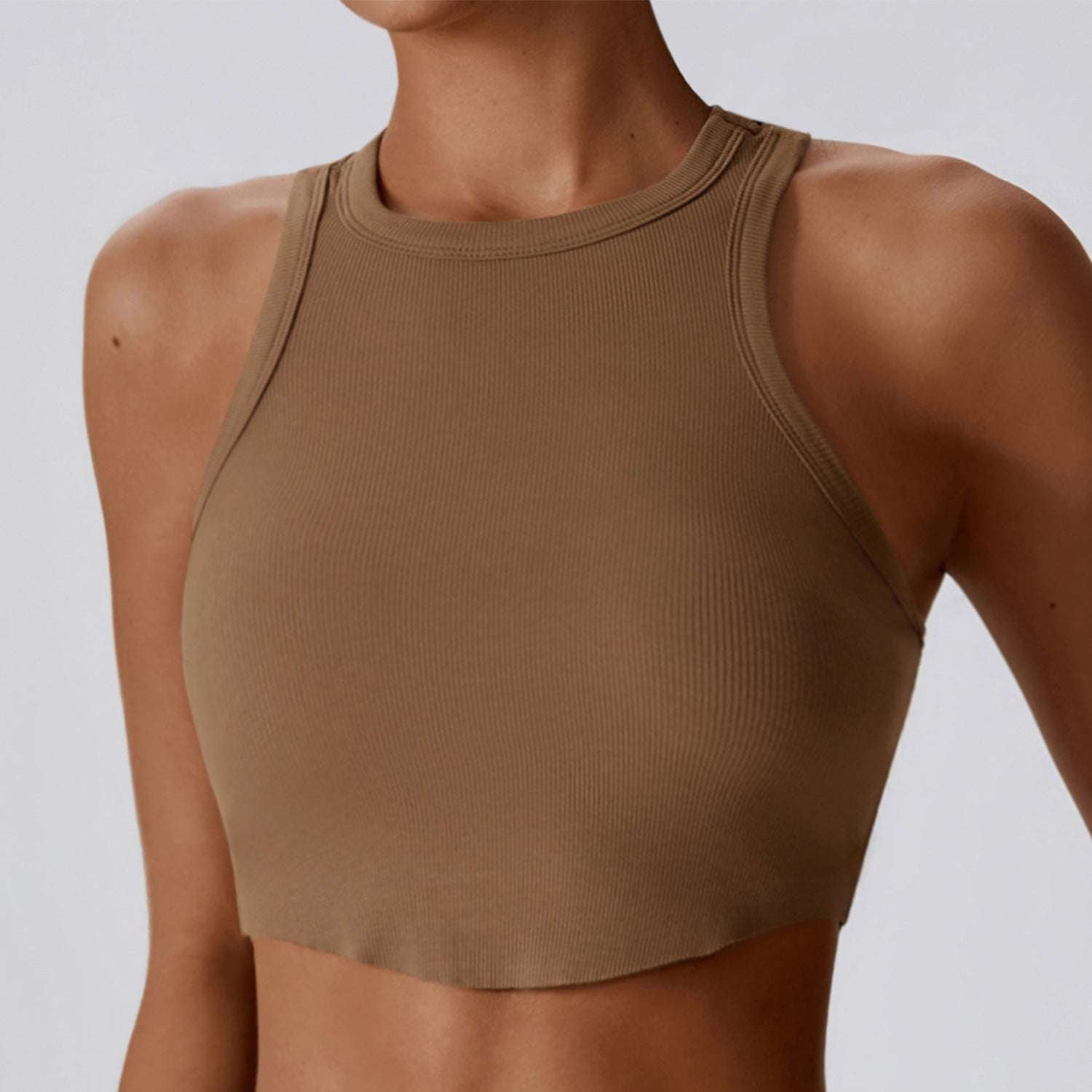 Tight Back Yoga Clothes Breathable Sports I-shaped T-shirt Inner Match Sleeveless - globaltradeleader