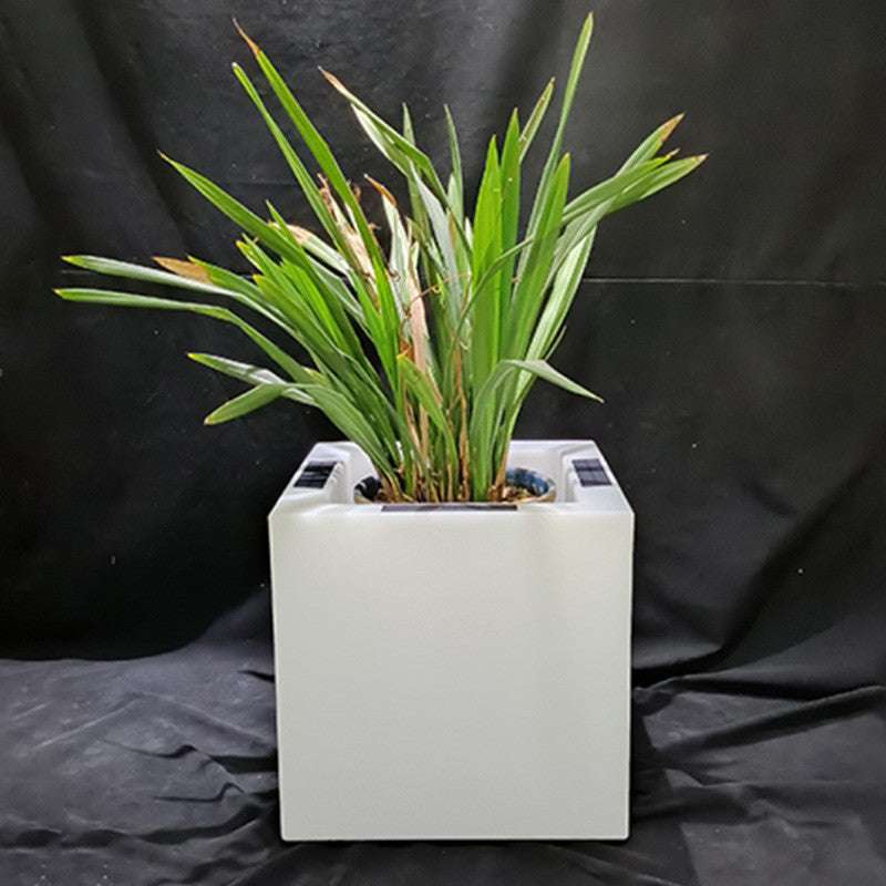 Super Bright Luminous Waterproof Plastic Flowerpot Garden Lamp - globaltradeleader