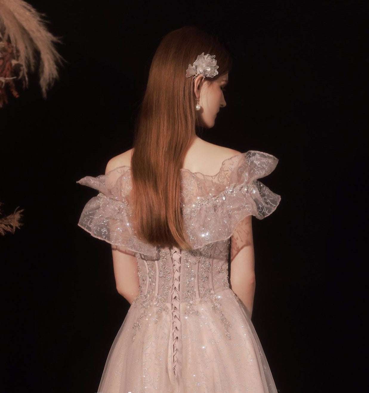 Women's Off Shoulder Dinner Dress - globaltradeleader