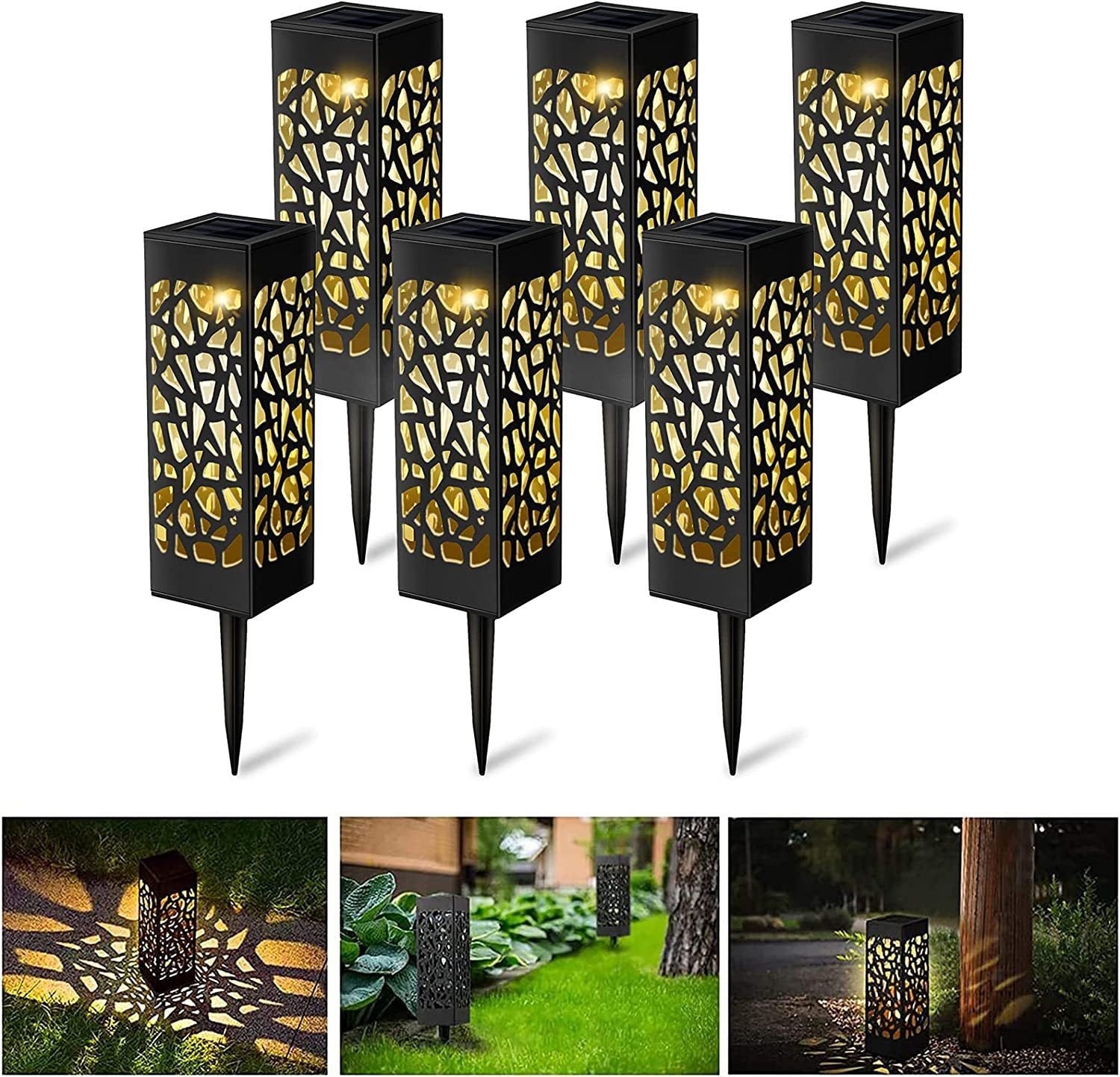 Outdoor Waterproof Hollow Out Solar Light - globaltradeleader