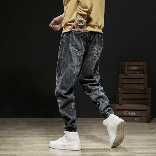 Trendy Brand Loose Denim Overalls Straight Leg - globaltradeleader