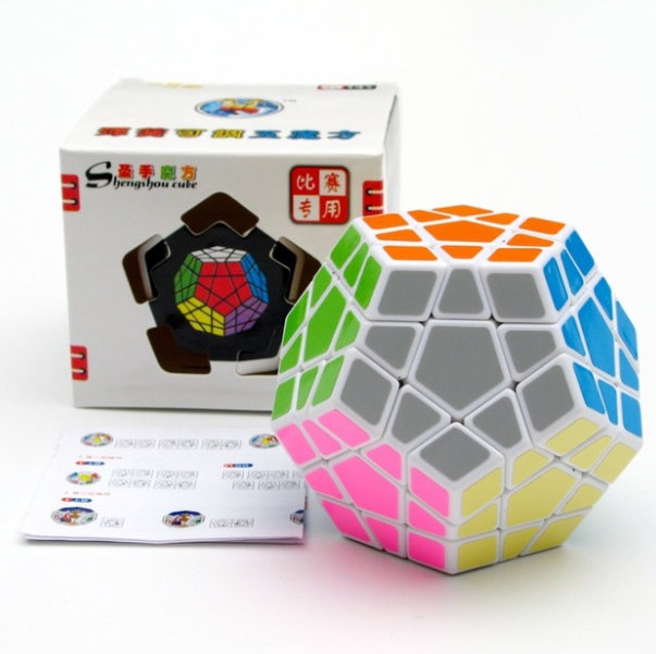 3rd Order Stickerless Dodecahedron Speed Cubes Brain Teaser Twist Puzzle Toy