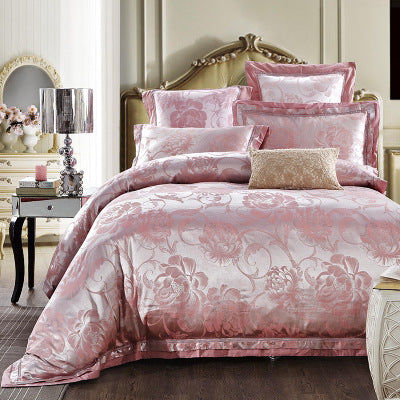 4-Piece Set Of European-Style Luxury Light Luxury Bedding